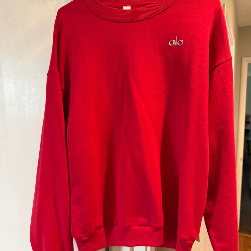 ALO Yoga accolade bold Red Sweater